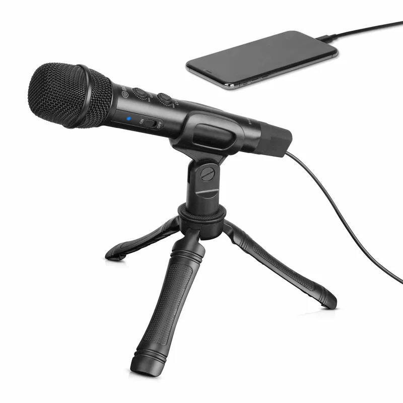 Digitale Handheld Microfoon BY-HM2 voor iOS, Android, Windows en Mac by Boya in Black – product photo