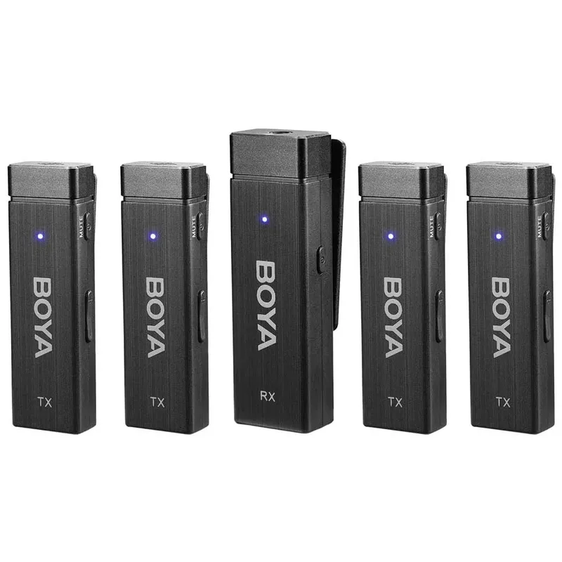 W4 1rx-4tx Trrs-trs Draadloze Microfoon van Boya – productfoto 4 van 6