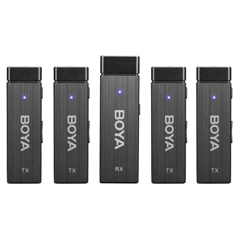 W4 1rx-4tx Trrs-trs Draadloze Microfoon van Boya – productfoto 2 van 6