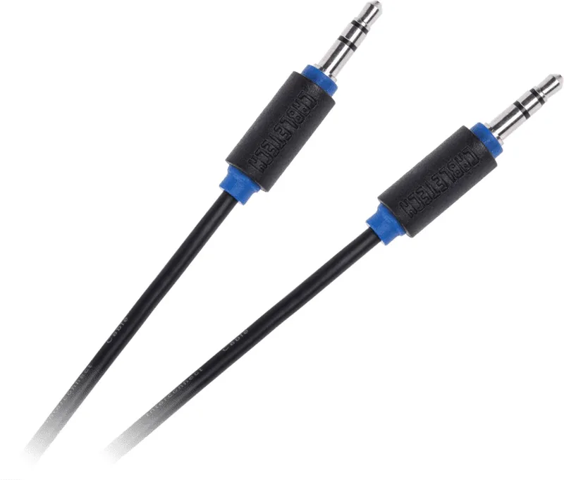 Aux Kabel - Audio Kabel - 3.5mm Jack (m) naar 3.5mm Jack (m) - 10m van Cabletech in Zwart – productfoto
