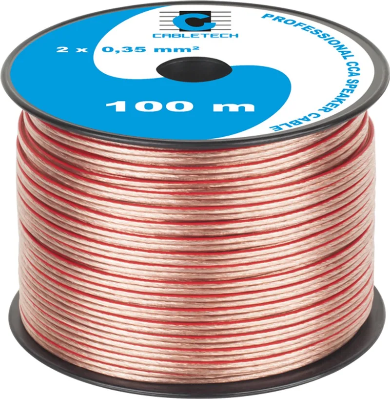 CCA Serie - Speakerkabel - 100m - 2x0,35mm van Cabletech – productfoto
