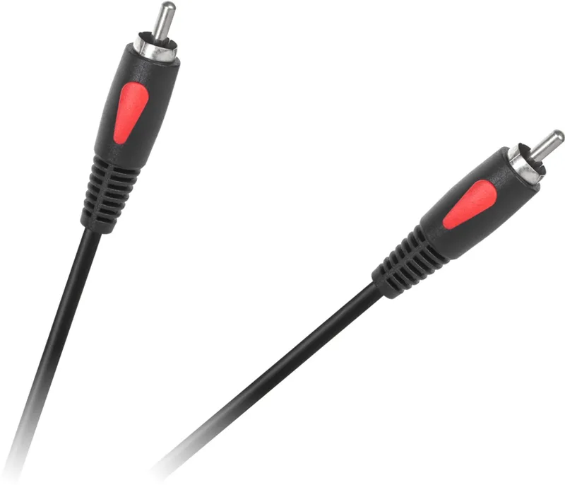 Eco-Line - RCA Audiokabel - 0,5m - Digitale/Analoge Overdracht van Cabletech in Zwart – productfoto