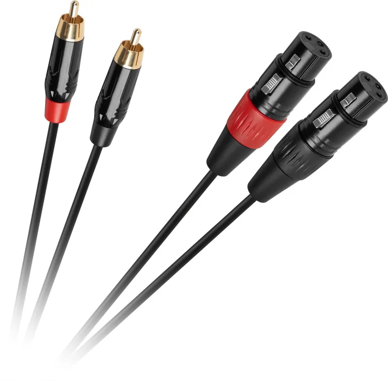 Serie - Audiokabel - 1m - XLR tot 2RCA by Cabletech – product photo