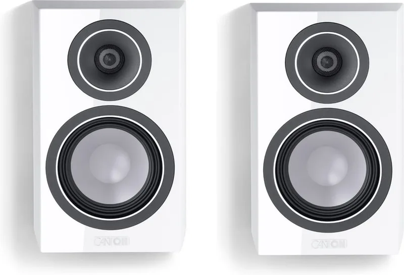 Vento 10 – Passieve Onwall Speakers – Compacte Wandluidsprekers – HiFi – Pianolak (per paar – 2 stuks) van Canton in Wit – productfoto
