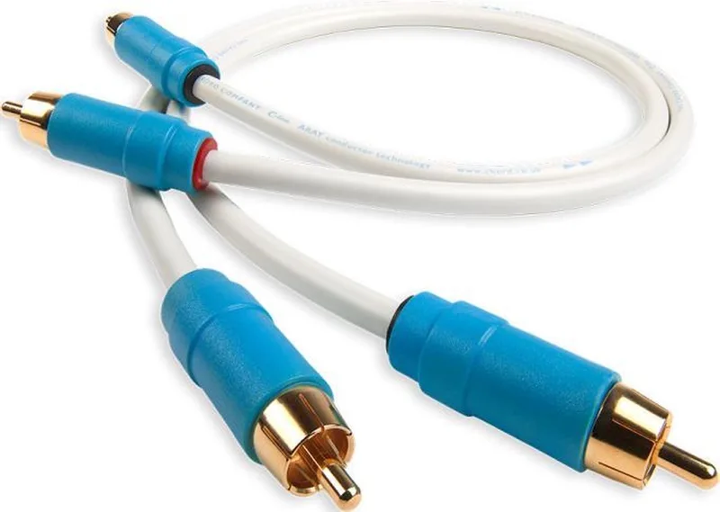 C-line 2RCA to 2RCA 0,5m - RCA kabel van The Chord Company in Wit – productfoto
