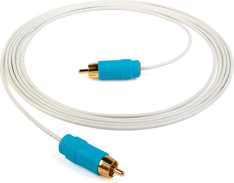 C-sub 1RCA to 1RCA 3m - Subwooferkabel van The Chord Company in Wit – productfoto