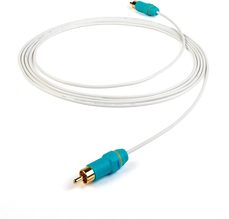 C-sub High-Performance RCA analogue subwoofer cable 10m by The Chord Company in White – product photo