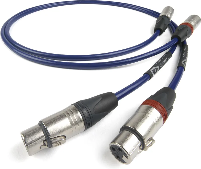 Clearway 2XLR to 2XLR 1m - XLR Kabel (2 stuks) de The Chord Company en Bleu – photo produit
