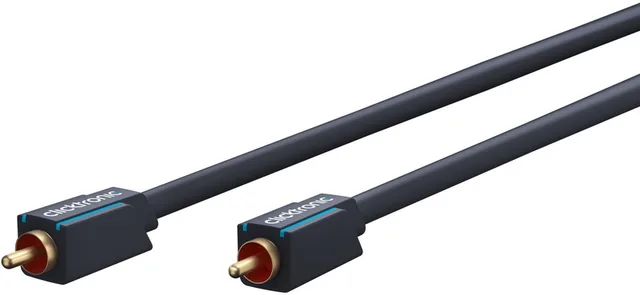 mono-audiokabel RCA naar RCA, 1 m, OFC-koperen binnengeleider