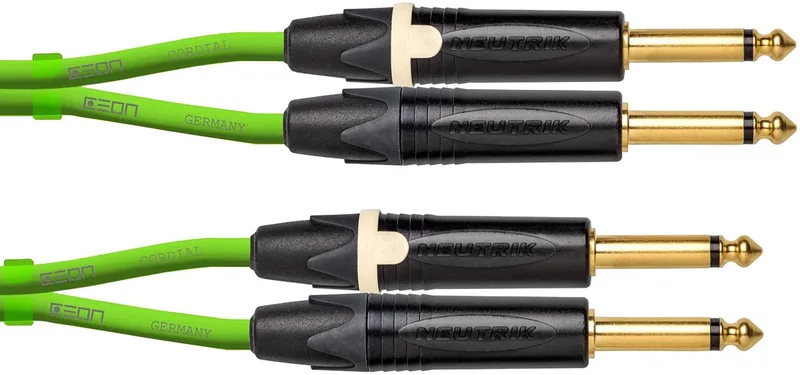 CEON DJ PLUG 0.6 G 0,6 m - Audio kabel von Cordial in Grün – Produktfoto