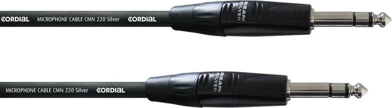 CIM 3 VV - TRS jack - TRS jack kabel, 3 mtr. by Cordial in Black – product photo