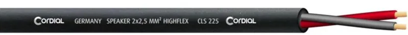 CLS 225 Lautsprecherkabel grau 100 m Spule - Luidsprekerkabel van Cordial in Grijs – productfoto