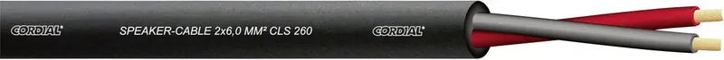 CLS 260 Black 500 Luidsprekerkabel HELUKABEL Lautsprecherleitung 2 x 6 mm² + 2 x 6 mm² per meter by Cordial in Black – product photo