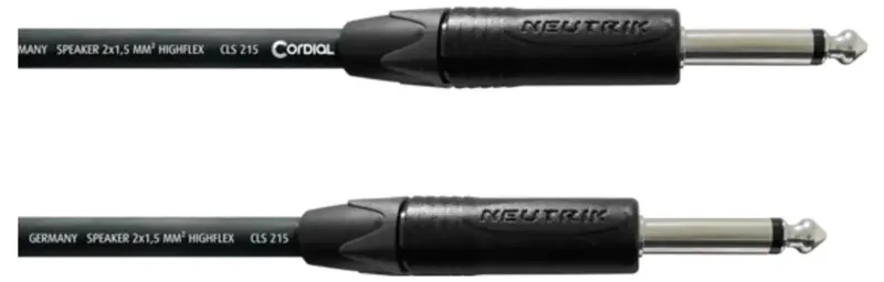 Cordial 10976 Luidsprekerkabel 2 x 1.5 mm² 1 stuk(s) by Cordial in Black – product photo