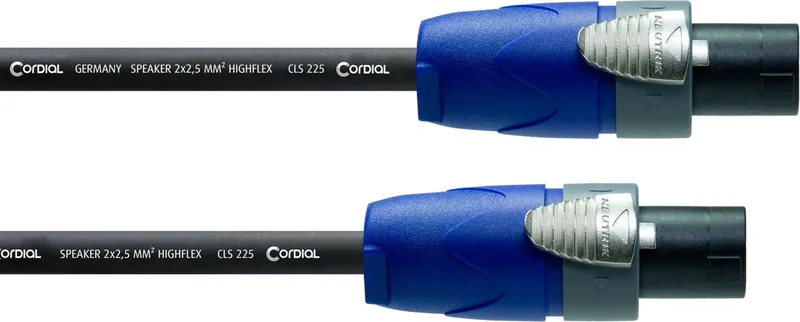 CPL 1,5 LL 2 Speakerkabel 1,5 m - Luidsprekerkabel by Cordial in Black – product photo