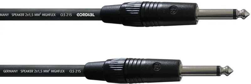 CPL 1 PP Speakerkabel 1 m - Luidsprekerkabel van Cordial in Zwart – productfoto