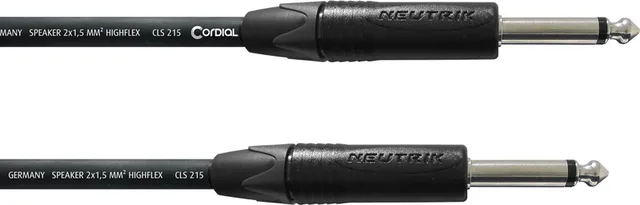 Essentials - Luidsprekerkabel - Neutrik Jack 6,3 mm - Speaker - 1,5 m