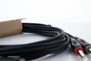 EU 1.5 PP Audiokabel 1,5 m - Audio kabel van Cordial in Zwart – productfoto 2 van 2