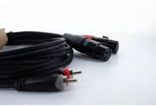 EU 1 FC Audiokabel 1 m - Audio kabel van Cordial in Zwart – productfoto 1 van 2