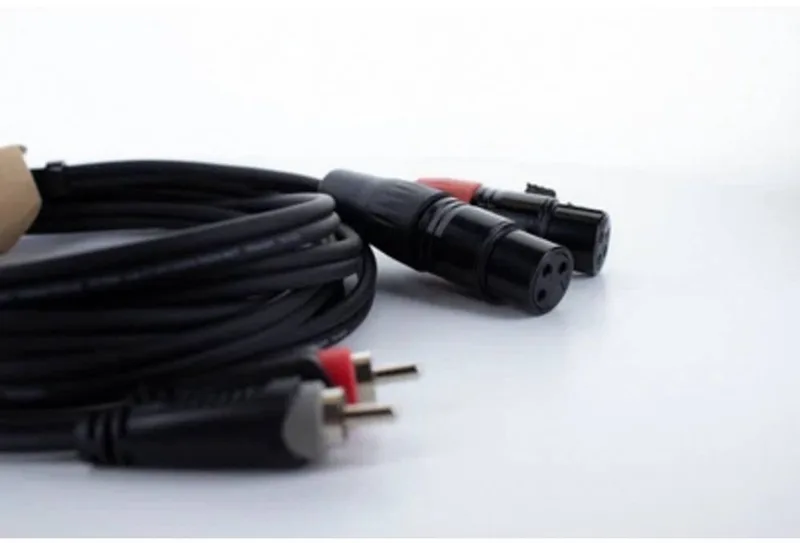 EU 1 FC Audiokabel 1 m - Audio kabel van Cordial in Zwart – productfoto 1 van 2
