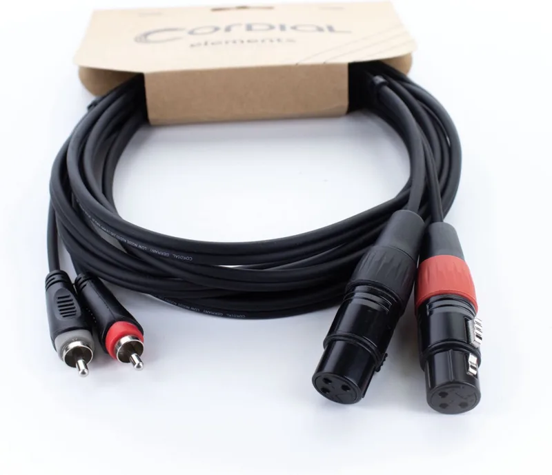 EU 3 FC Audiokabel 3 m - Audio kabel by Cordial in Black – product photo 1 of 2