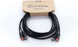 EU 6 CC Audiokabel 6 m - Audio kabel van Cordial in Zwart – productfoto 1 van 2