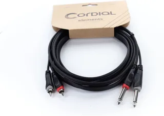 EU 6 PC Audiokabel 6 m - Audio kabel från Cordial i Svart – produktbild 1 av 2