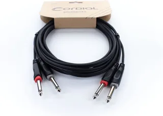 EU 6 PP Audiokabel 6 m - Audio kabel de Cordial en Noir – photo produit 1 sur 2