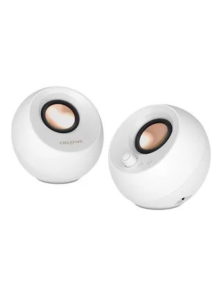 Pebble Pro - White - Bluetooth - 20 PC-Lautsprecher - Schwarz by Creative – product photo 1 of 5