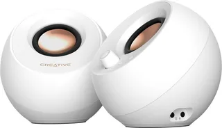 Pebble Pro - White - Bluetooth - 20 PC-Lautsprecher - Schwarz by Creative – product photo 4 of 5