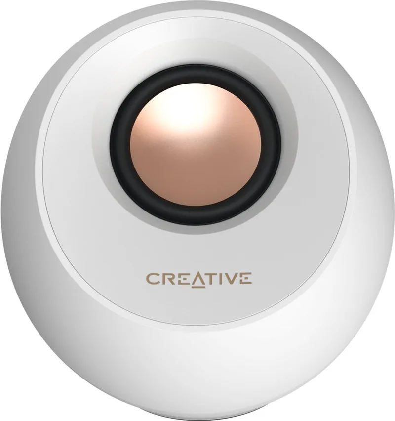 Pebble Pro - White - Bluetooth - 20 PC-Lautsprecher - Schwarz by Creative – product photo 3 of 5