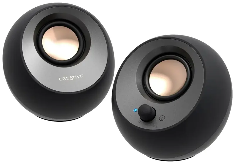 Pebble V3 2.0 PC-Lautsprecher Bluetooth®, Kabelgebunden, Digital 16 W Schwarz by Creative – product photo 1 of 2