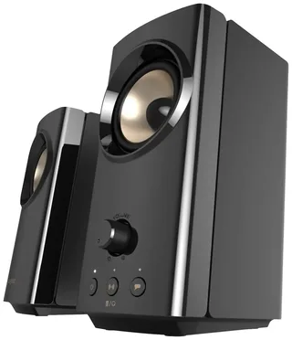 T60 2.0 2.0 PC-Lautsprecher Bluetooth®, Kabelgebunden, Digital 60 W Schwarz by Creative – product photo 1 of 2