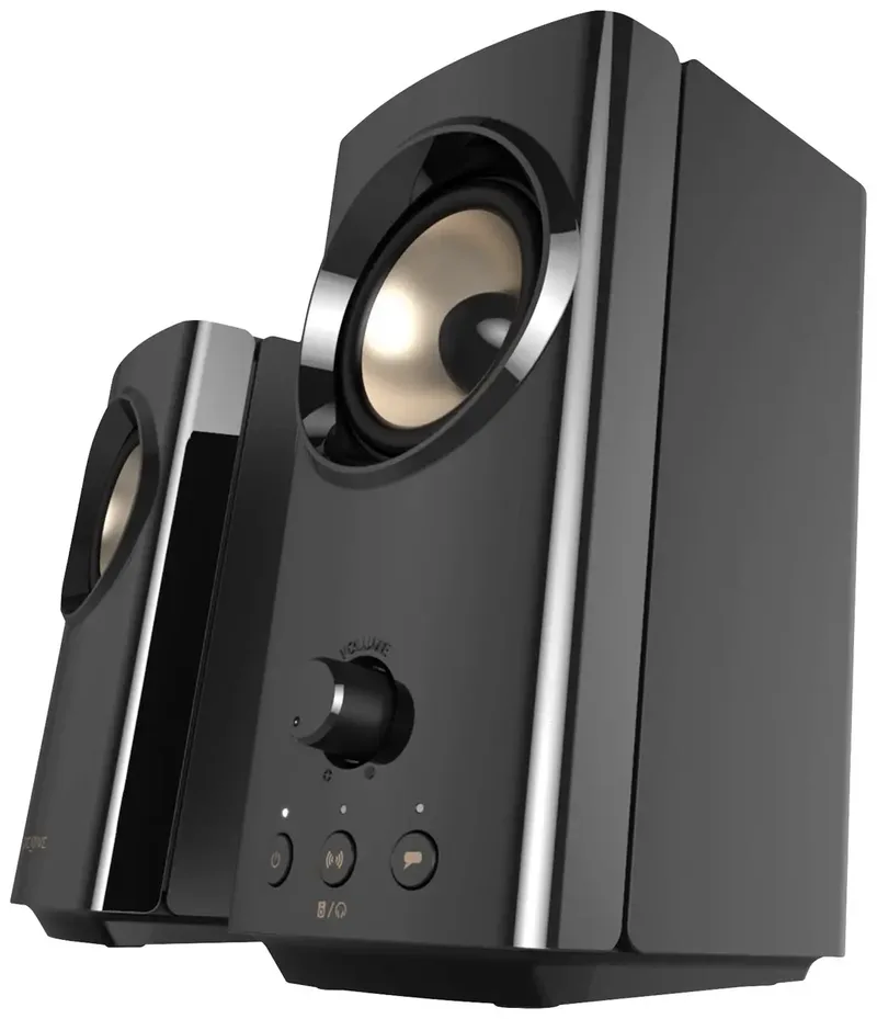 T60 2.0 2.0 PC-Lautsprecher Bluetooth®, Kabelgebunden, Digital 60 W Schwarz by Creative – product photo 1 of 2