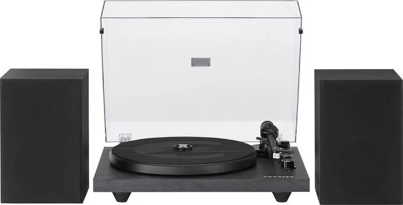 C62 - Platenspeler met speakers by Crosley in Black – product photo