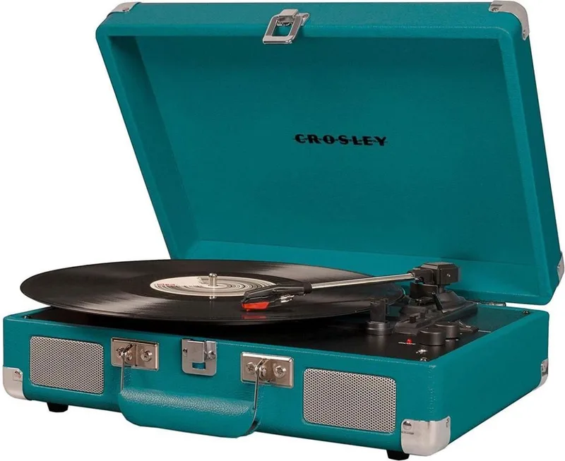 Cruiser Deluxe Platenspeler Met Bluetooth by Crosley in Teal – product photo