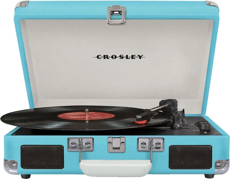 Cruiser Deluxe - Platenspeler - Turquoise by Crosley in Blue – product photo