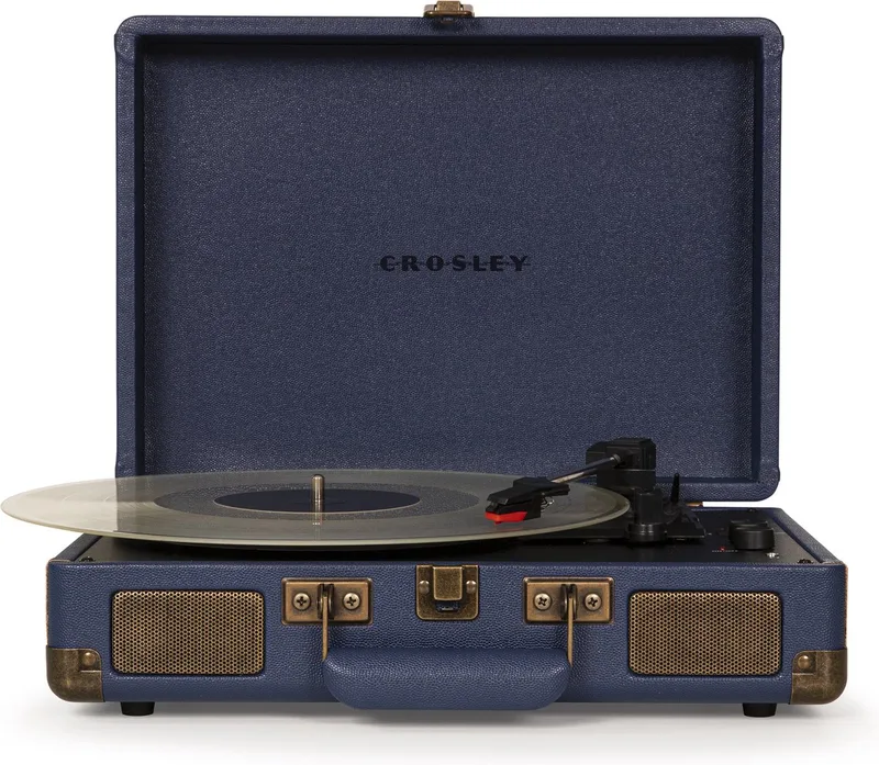 Cruiser Plus platenspeler - Navy - Bluetooth in/uit by Crosley in Donker blauw – product photo