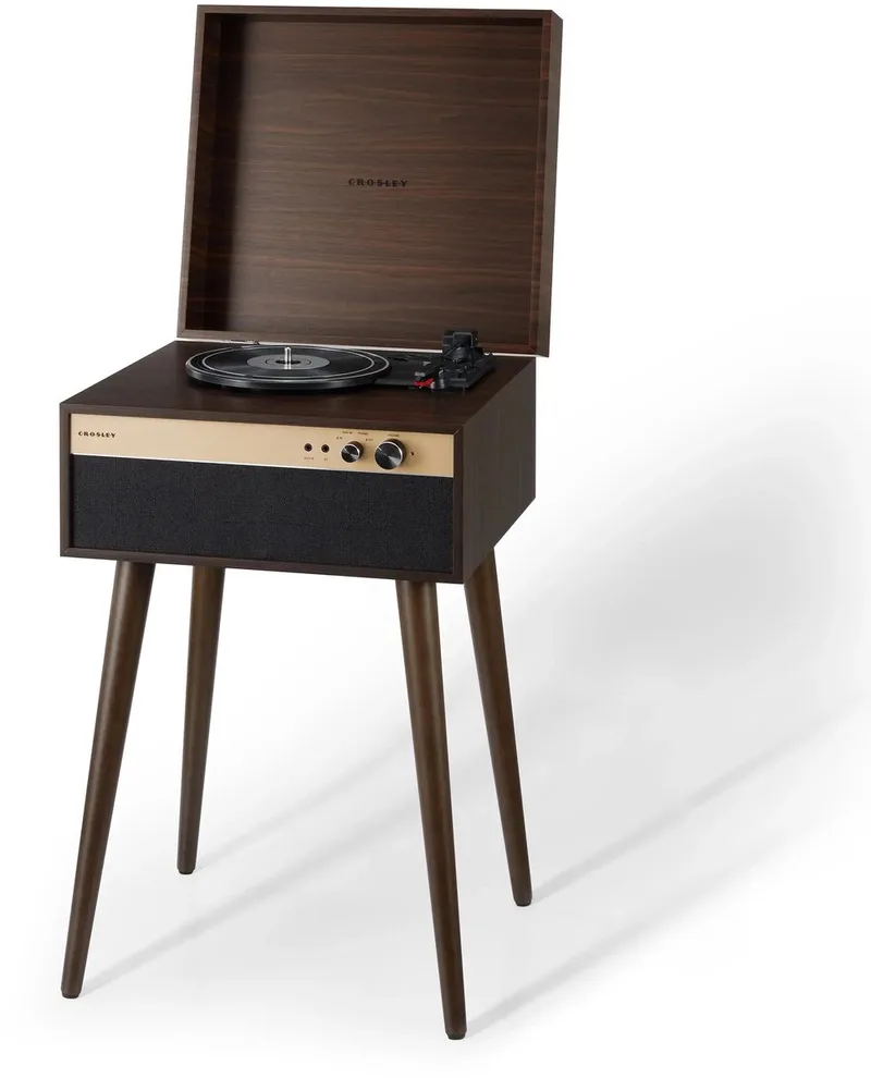 Jasper - Bluetooth platenspeler van Crosley in Walnoot – productfoto