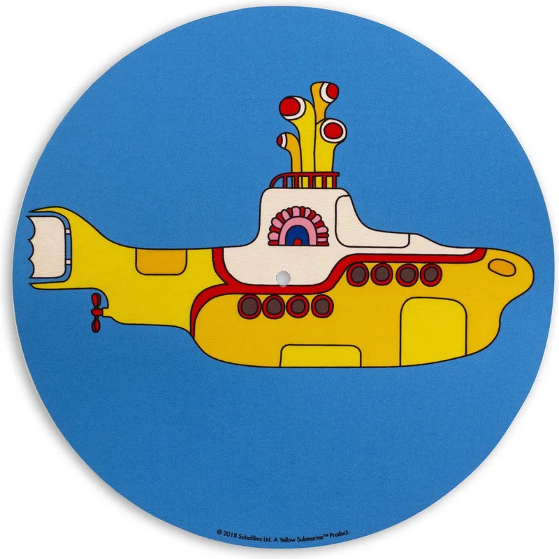 Slipmat The Beatles - Yellow Submarine by Crosley in Blue – product photo