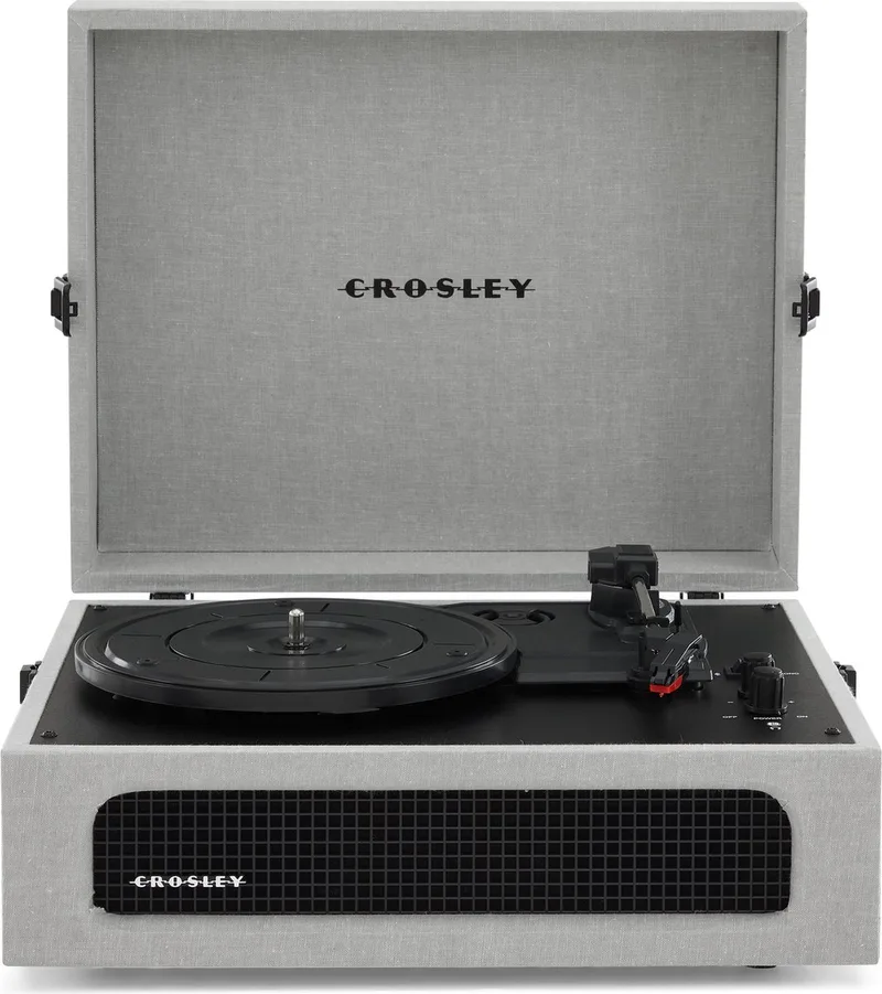 Voyager CR8017B-GY - Bluetooth in/uit Platenspeler van Crosley in Grijs – productfoto