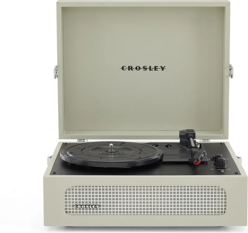 Voyager Portable Retro - Platenspeler van Crosley in Dune – productfoto