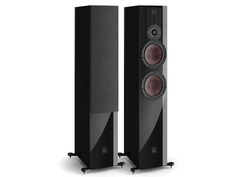 RUBIKORE 6 vloerstaande speaker hoogglans zwart van DALI – productfoto