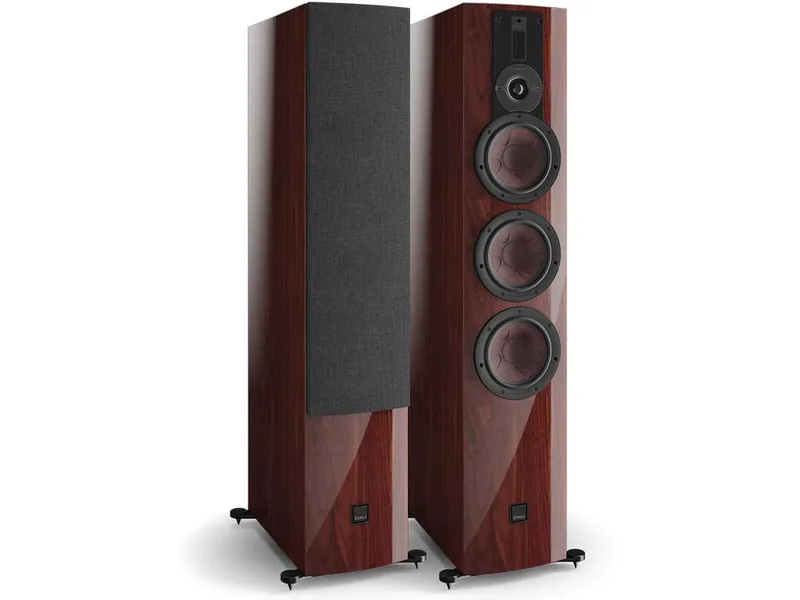 RUBIKORE 8 vloerstaande speaker hoogglans kastanje van DALI – productfoto