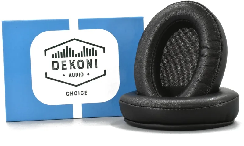 Choice Leren oorkussens voor Sennheiser Momentum 1 & 2 van Dekoni Audio in Zwart – productfoto