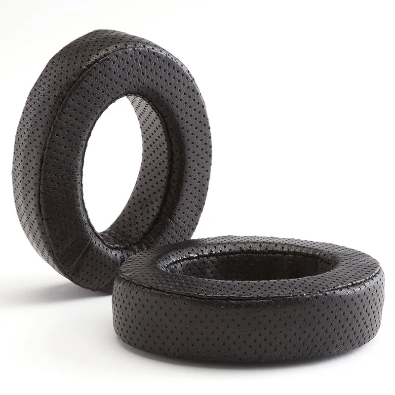 Earpads for Sennheiser HD600 Series (Elite Geperforeerd Schapenleer) van Dekoni Audio in Zwart – productfoto