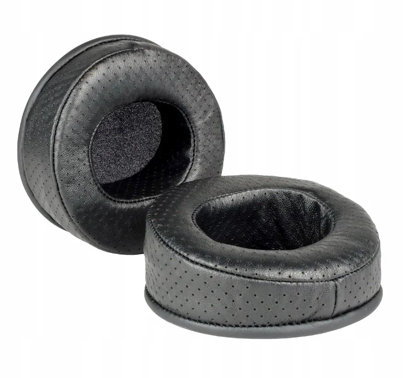 Elite Fenestrated Sheepskin oorkussens voor Audeze LCD van Dekoni Audio in Zwart – productfoto