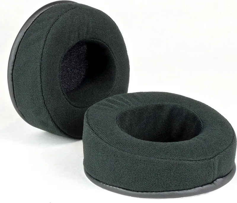 Replacement Earpads for Audeze LCD Series Headphones (Elite Velours) van Dekoni Audio in Zwart – productfoto