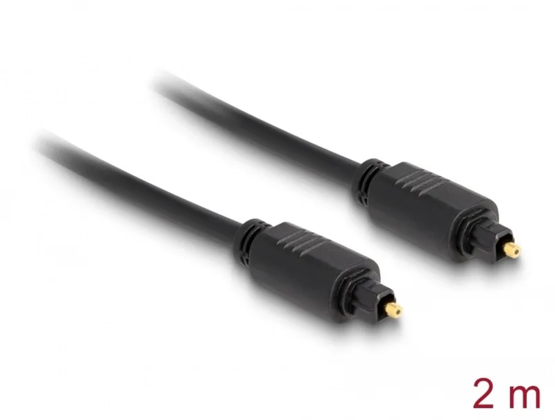 Optische Toslink Kabel - 2 meter van Delock in Zwart – productfoto