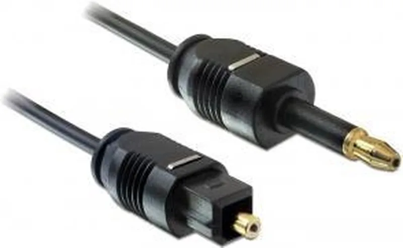 Optische Toslink Kabel - 2 meter de Delock en Noir – photo produit